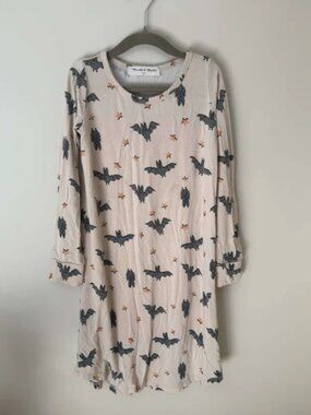 Bambi & Birdie Bat Print Sleep Dress - Size 6/7